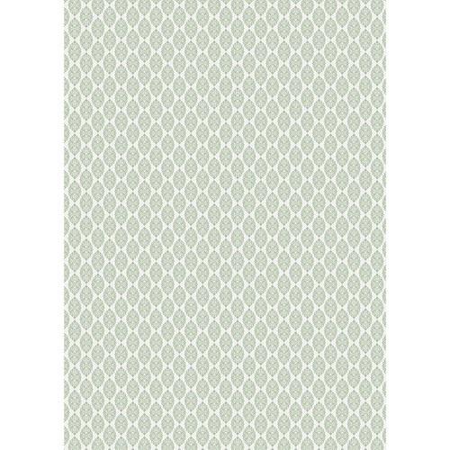 Westcott Modern Damask Art Canvas Backdrop with Grommets (5 x 7', Light Sage)