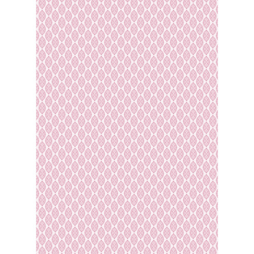 Westcott Modern Damask Art Canvas Backdrop with Grommets (5 x 7', Light Pink)