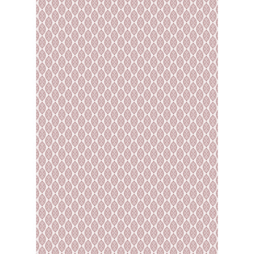 Westcott Modern Damask Art Canvas Backdrop with Grommets (5 x 7', Light red)