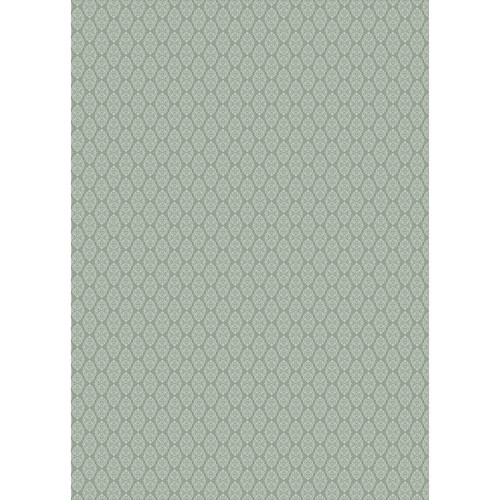 Westcott Modern Damask Art Canvas Backdrop with Grommets (5 x 7', Vintage Green)