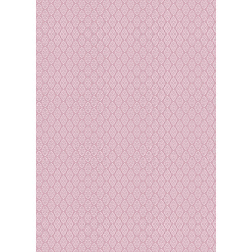 Westcott Modern Damask Art Canvas Backdrop with Grommets (5 x 7', Vintage Pink)