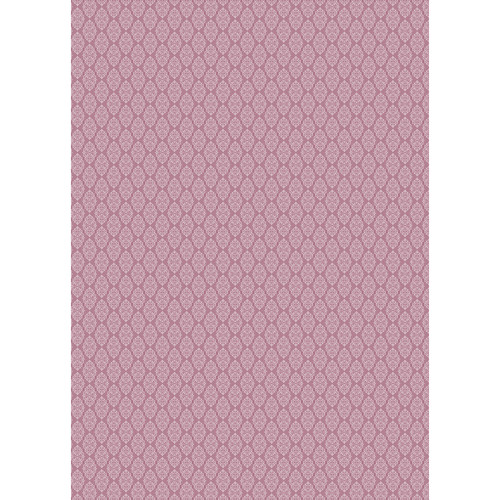 Westcott Modern Damask Art Canvas Backdrop with Grommets (5 x 7', Vintage Red)