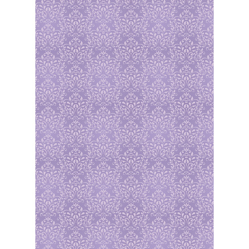 Westcott Leafy Damask 5 x 7' Art Canvas Backdrop with Grommets (Purple)