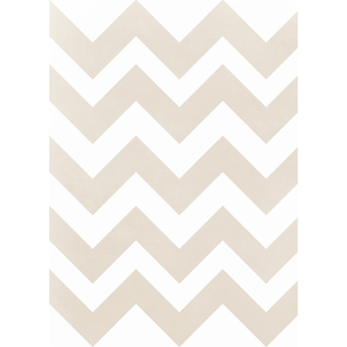 Westcott Pastel Chevron Art Canvas Backdrop with Grommets (5 x 7', Yellow)