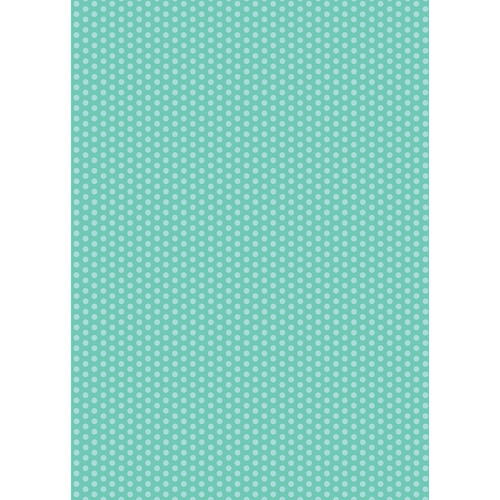 Westcott Small Dots Art Canvas Backdrop with Grommets (5 x 7', Turquoise)