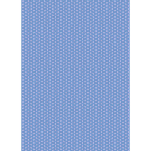 Westcott Small Dots Art Canvas Backdrop with Grommets (5 x 7', Blue)