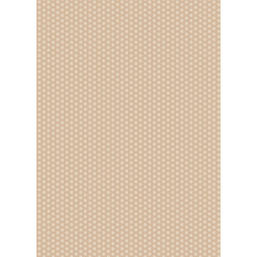 Westcott Small Dots Art Canvas Backdrop with Grommets (5 x 7', Brown)