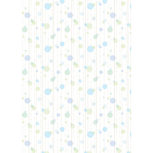 Westcott Party Dots Art Canvas Backdrop with Grommets (5 x 7', Turquoise)