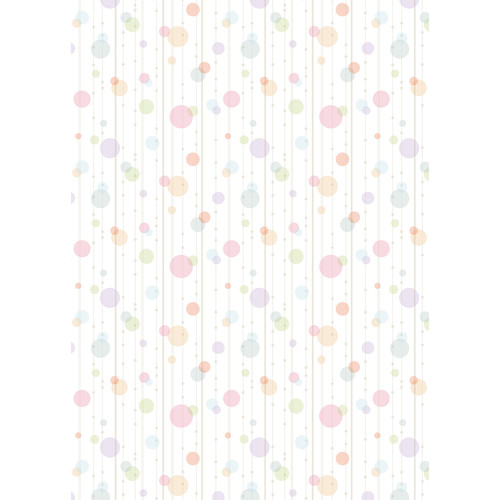 Westcott Party Dots Art Canvas Backdrop with Grommets (5 x 7', Pink)
