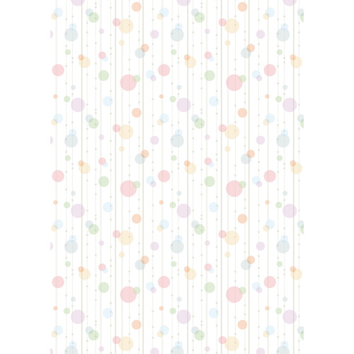 Westcott Party Dots Art Canvas Backdrop with Grommets (5 x 7', Red)