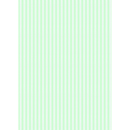Westcott Paper Stripes Pattern Matte Vinyl Backdrop with Grommets (5 x 7', Green)