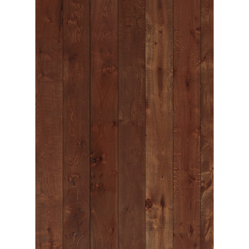 Westcott Wood Planks Art Canvas Backdrop with Grommets (5 x 7', Cherry)
