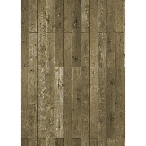 Westcott Western Wood Art Canvas Backdrop with Grommets (5 x 7', Rich Yellow)