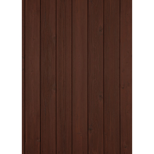 Westcott Vertical Wood Art Canvas Backdrop with Grommets (5 x 7', Walnut)