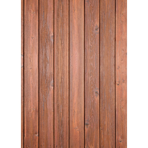 Westcott Narrow Planks Art Canvas Backdrop with Grommets (5 x 7', Light Cherry)