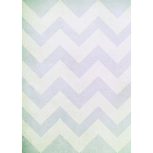 Westcott Washed Chevron Art Canvas Backdrop with Grommets (5 x 7', Vintage Purple)
