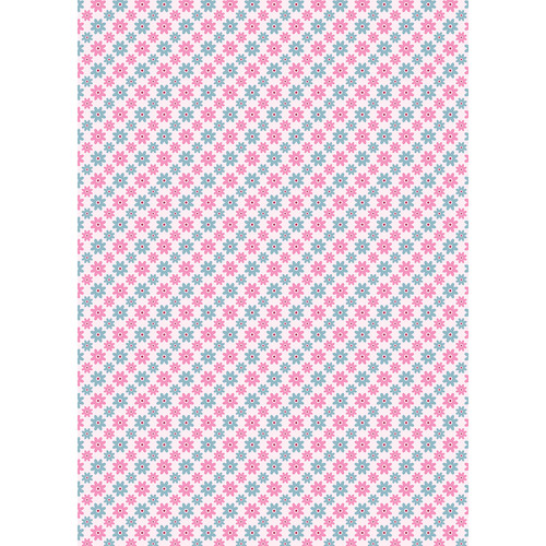 Westcott Dainty Daisies Art Canvas Backdrop with Grommets (5 x 7', Multi-Color)
