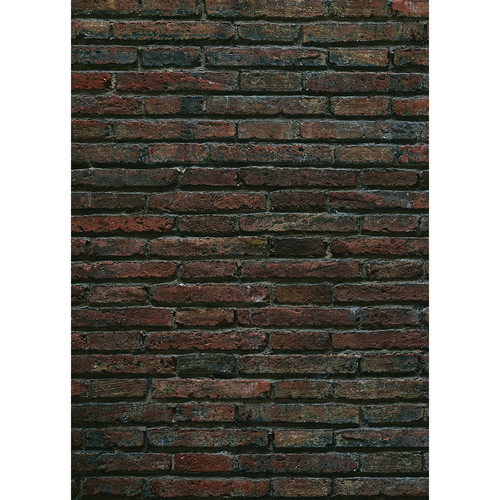 Westcott Grungy Brick Wall Art Canvas Backdrop with Grommets (5 x 7', Multi-Color)