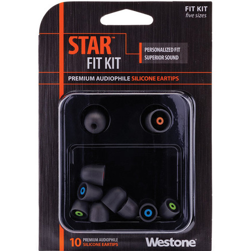 Westone Audio STAR Premium Silicone Eartips (5 Pairs, Assorted Sizes)