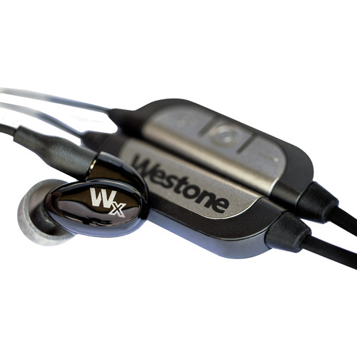 Westone Audio Wx Single Driver True-Fit Earphones with Removable Wireless Bluetooth Cable