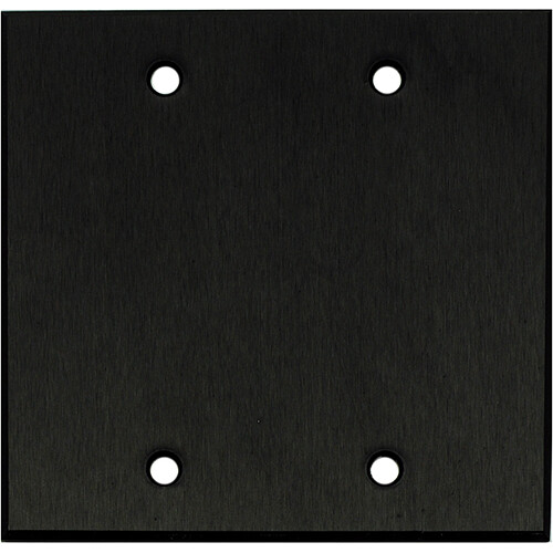 Whirlwind 2-Gang Electrical Junction Box Cover (Black)