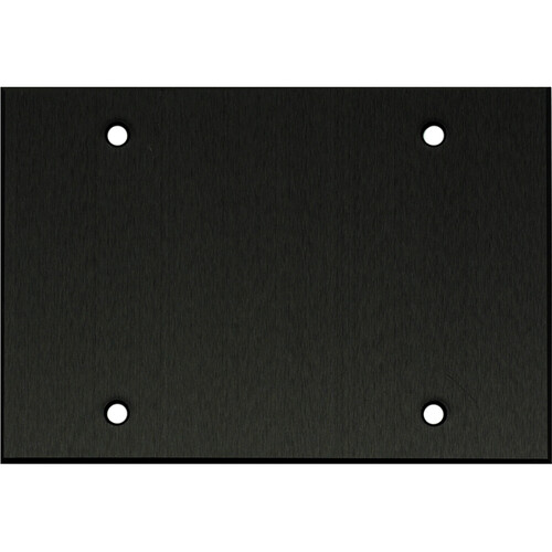 Whirlwind 3-Gang Electrical Junction Box Cover (Black)