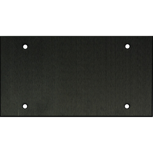 Whirlwind 4-Gang Electrical Junction Box Cover (Black)