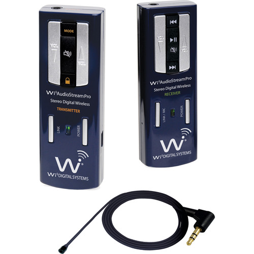 Wi Digital Wi AudioStream Pro AV Portable Digital Wireless Lavalier System