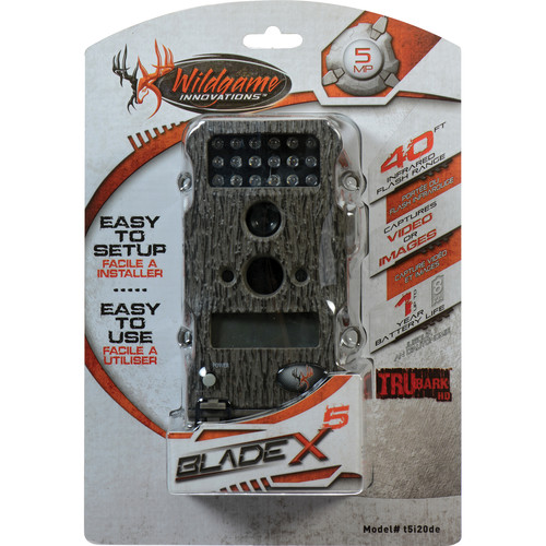 Wildgame Innovations Blade X 5 Micro Digital Trail Camera (Tree Bark Texture)