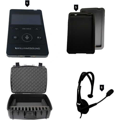 Williams Sound Digi-Wave Wireless Intercom System (6-Person)