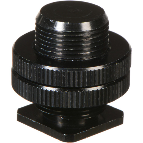 WindTech CM-58 Hot Shoe to 5/8"-27 Microphone Adapter (Black)