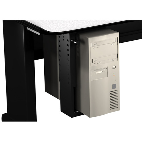Winsted Stationary CPU Mount with 90° Swivel (Black)