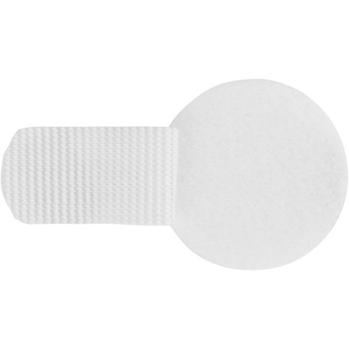 Wireless Mic Belts Cable Discs (White, 50-Pack)
