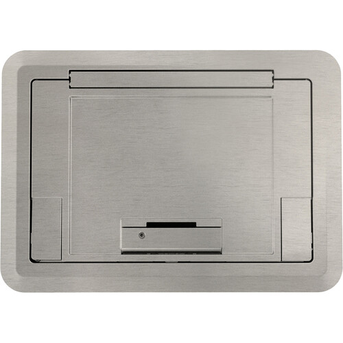 Wiremold Products Evolution EFB45 Floor Box Surface Style Carpet Insert (Satin Nickel)