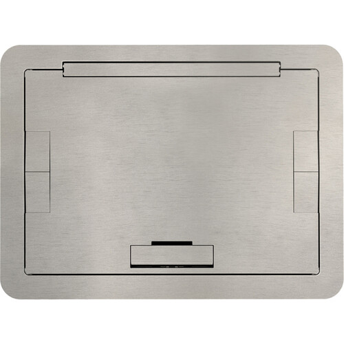 Wiremold Products Evo EFB FloorBox Flush Cover - Solid Lid (Satin Nickel)