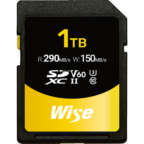 Wise Advanced 1TB SD-S UHS-II SDXC Memory Card