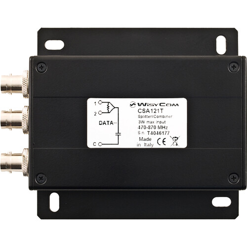 WISYCOM CSA121-T 3W Version Passive Wideband Combiner/Splitter (470 to 870 MHz)