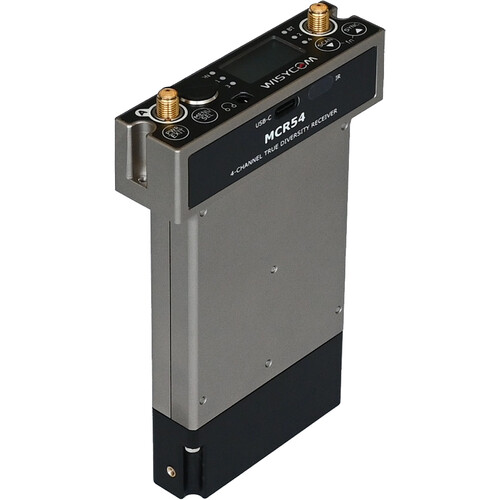 WISYCOM MCR54 4-Channel Multiband Receiver (B2: 470 to 960 MHz)