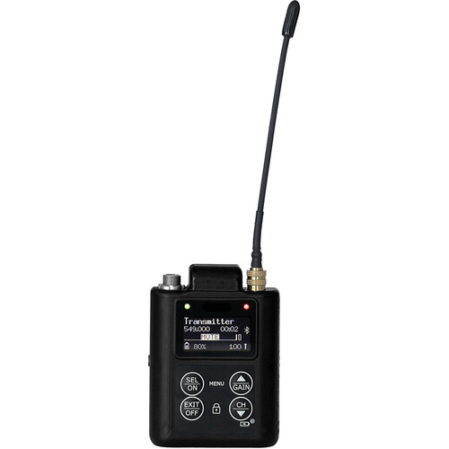 WISYCOM MTP61 Wireless Bodypack Transmitter with DPA MicroLock Connector (470 to 960 MHz)