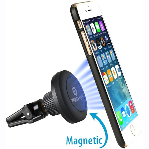 WizGear Universal Twist-Lock Magnetic Car Vent Mount for Smartphones