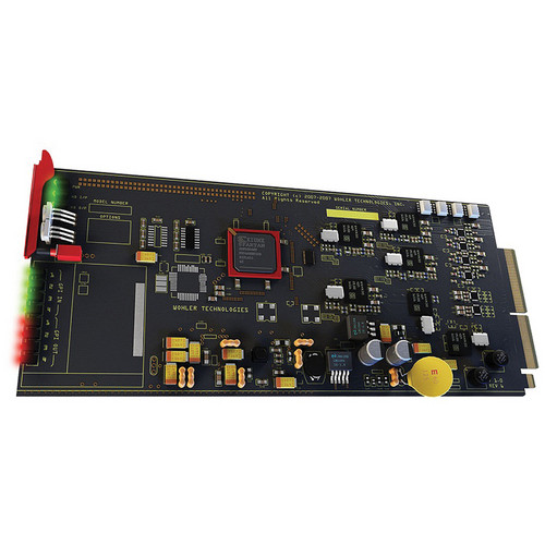 Wohler HDCC-OP47MULTI SD/HD Closed Captioning Board for MC-1RU Rack Frame