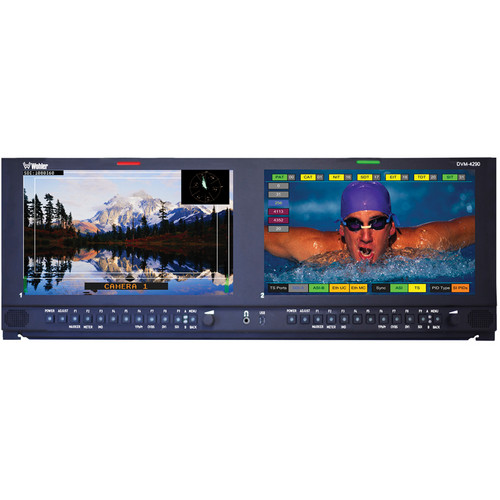 Wohler DVM-4290 Dual Screen MPEG Monitor