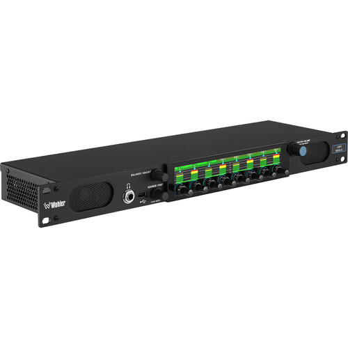 Wohler iAM1-MIX8-G 8-Channel 3G-SDI and Analog Audio Monitor and Mixer