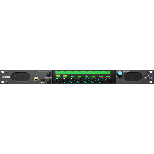 Wohler IAM1-MIX-8-AOIP (RAVENNA) Audio Monitoring & Mixer with MADI and Ravenna