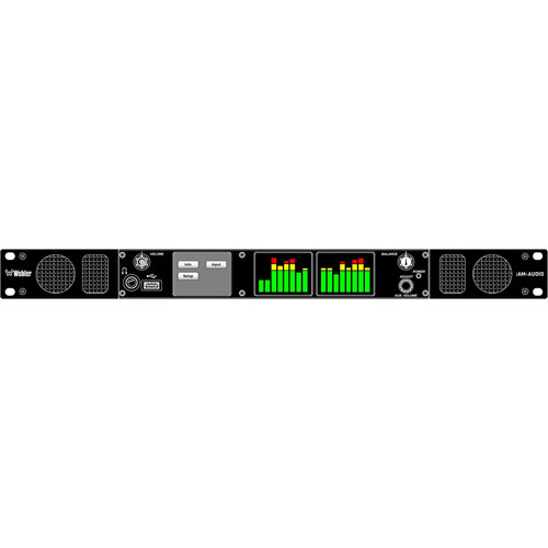 Wohler Multi-Channel Touch-Screen Audio Monitor with Analog Interface (1 RU)