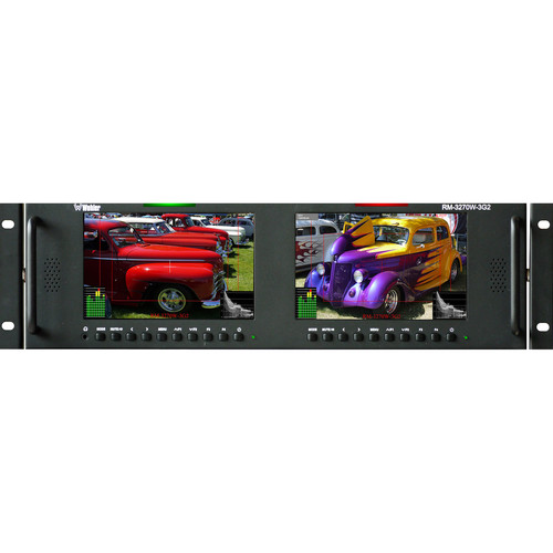 Wohler 7" Dual 3G/HD/SD-SDI, Composite, and HDMI Video Monitor (3 RU)