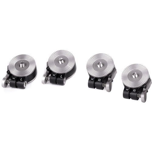 Wooden Camera Push Button ARRI Rosette Set of Four (Two Right, Two Left)