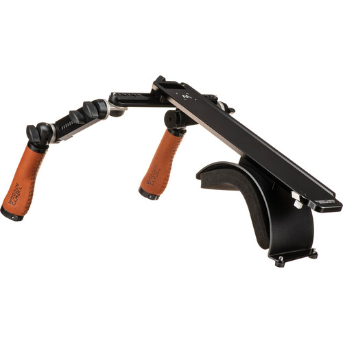 Wooden Camera Shoulder Rig v3 Pro (Leather Handles)