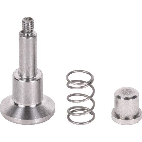 Wooden Camera Shaft, Pin, and Spring Assembly for Canon C70 15mm LWS Baseplate