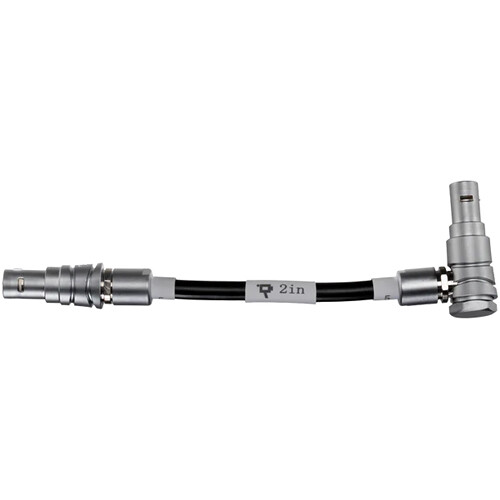 Wooden Camera D-Box Link Cable 5-Pin Right-Angle Male to 5-Pin Straight Male (2")
